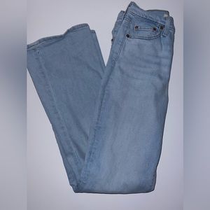 Levi Ribcage Boot.    Light wash.   29W 33L